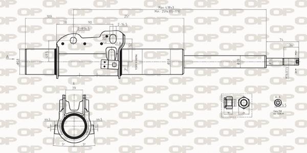 Open Parts SAB8265.31 - Amortizer www.molydon.hr