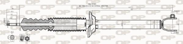 Open Parts SAB8283.32 - Amortizer www.molydon.hr