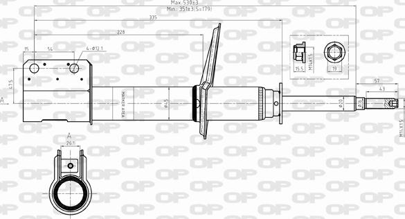 Open Parts SAB8275.31 - Amortizer www.molydon.hr