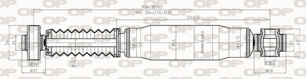 Open Parts SAB8272.32 - Amortizer www.molydon.hr