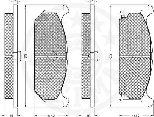 Optimal 9402 - Komplet Pločica, disk-kočnica www.molydon.hr