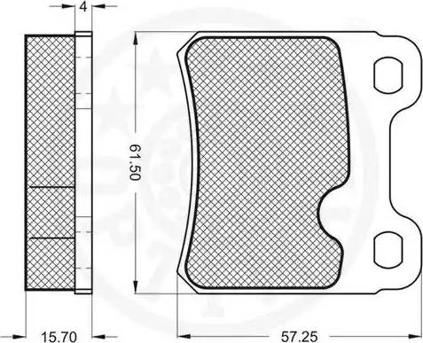 Optimal 9589 - Komplet Pločica, disk-kočnica www.molydon.hr