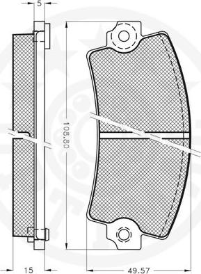 Optimal 9142VA - Komplet Pločica, disk-kočnica www.molydon.hr