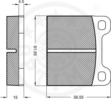 Optimal 9154 - Komplet Pločica, disk-kočnica www.molydon.hr