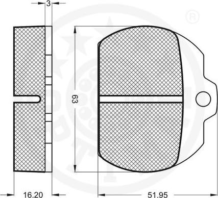 Optimal 9153 - Komplet Pločica, disk-kočnica www.molydon.hr