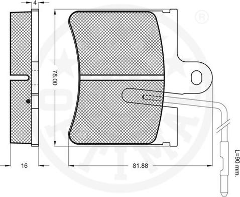 Optimal 9253 - Komplet Pločica, disk-kočnica www.molydon.hr