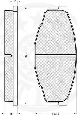 Optimal 9269 - Komplet Pločica, disk-kočnica www.molydon.hr