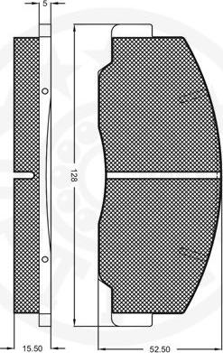 Optimal 9274 - Komplet Pločica, disk-kočnica www.molydon.hr