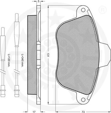 Optimal 9783 - Komplet Pločica, disk-kočnica www.molydon.hr