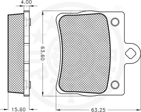 Optimal 10169 - Komplet Pločica, disk-kočnica www.molydon.hr