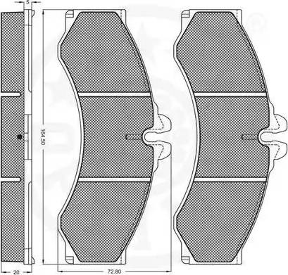 Optimal 10119 - Komplet Pločica, disk-kočnica www.molydon.hr