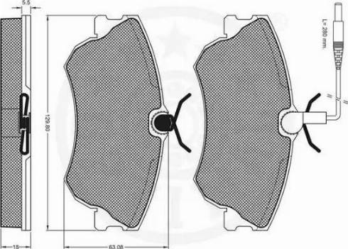 Optimal 10181 - Komplet Pločica, disk-kočnica www.molydon.hr