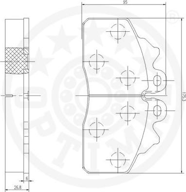 Optimal 12479 - Komplet Pločica, disk-kočnica www.molydon.hr