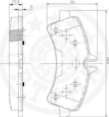 Optimal 12472 - Komplet Pločica, disk-kočnica www.molydon.hr