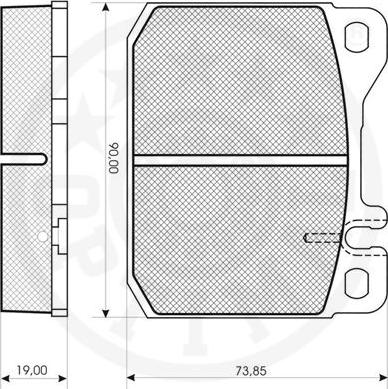 Optimal 12031 - Komplet Pločica, disk-kočnica www.molydon.hr