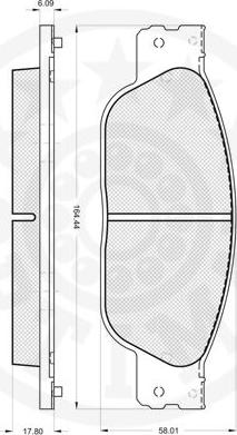 Optimal 12138 - Komplet Pločica, disk-kočnica www.molydon.hr