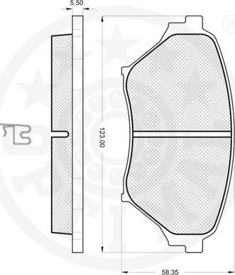 Optimal 85002 - Komplet Pločica, disk-kočnica www.molydon.hr