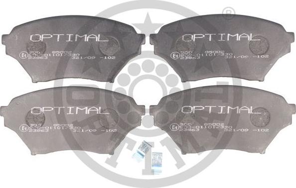 Optimal 85002 - Komplet Pločica, disk-kočnica www.molydon.hr