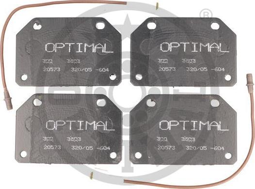 Optimal 3503 - Komplet Pločica, disk-kočnica www.molydon.hr