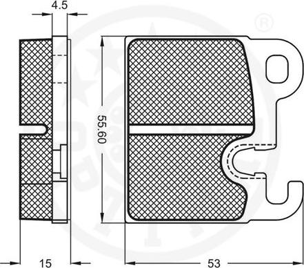 Optimal 2369 - Komplet Pločica, disk-kočnica www.molydon.hr