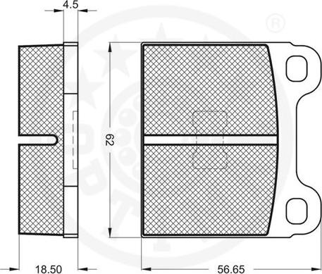 Optimal 2375 - Komplet Pločica, disk-kočnica www.molydon.hr