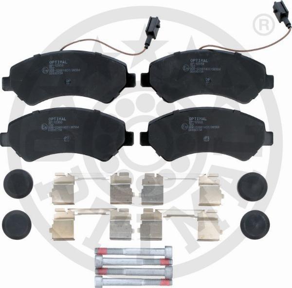 Optimal BP-12959 - Komplet Pločica, disk-kočnica www.molydon.hr