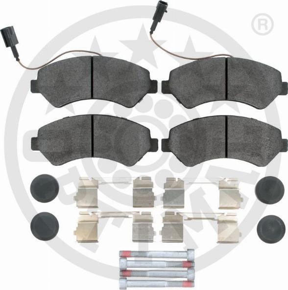 Optimal BP-12959 - Komplet Pločica, disk-kočnica www.molydon.hr