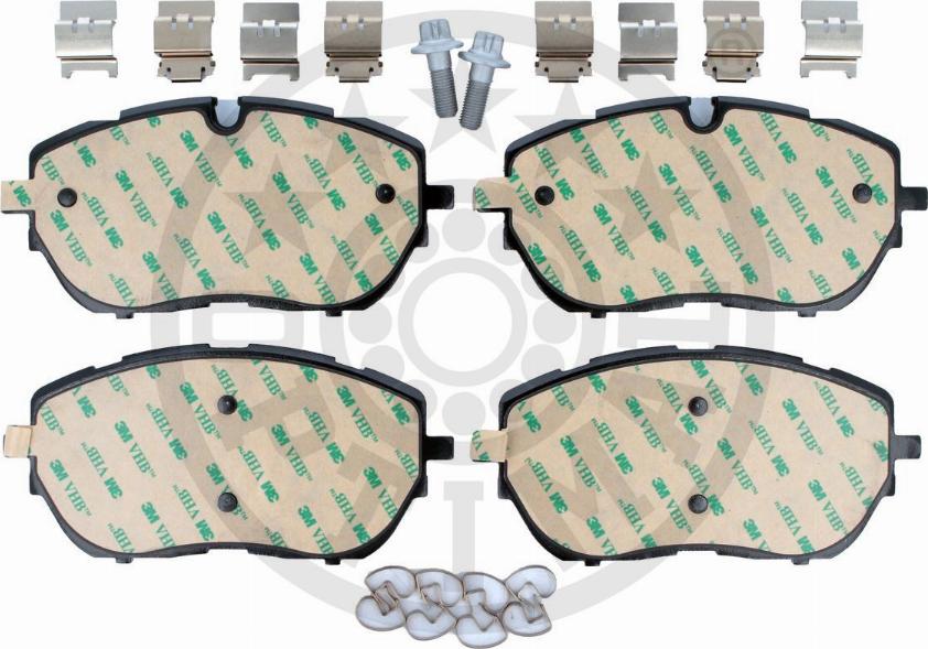 Optimal BP-12856 - Komplet Pločica, disk-kočnica www.molydon.hr