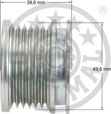 Optimal F5-1085 - Remenica, alternator www.molydon.hr