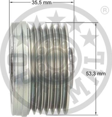 Optimal F5-1034 - Remenica, alternator www.molydon.hr