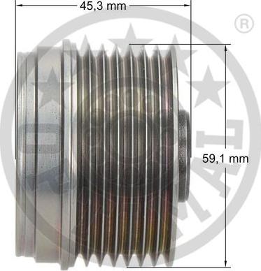 Optimal F5-1023 - Remenica, alternator www.molydon.hr