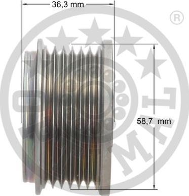 Optimal F5-1125 - Remenica, alternator www.molydon.hr