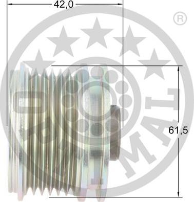 Optimal F5-1175 - Remenica, alternator www.molydon.hr