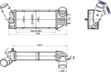 Ordonez 2066542 - Intercooler, hladnjak www.molydon.hr