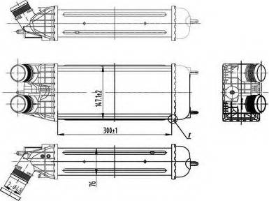 Ordonez 2066558 - Intercooler, hladnjak www.molydon.hr