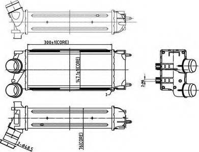 Ordonez 2066557 - Intercooler, hladnjak www.molydon.hr