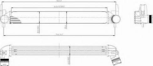 Ordonez 2066569 - Intercooler, hladnjak www.molydon.hr