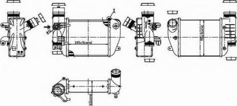 Ordonez 2066563 - Intercooler, hladnjak www.molydon.hr