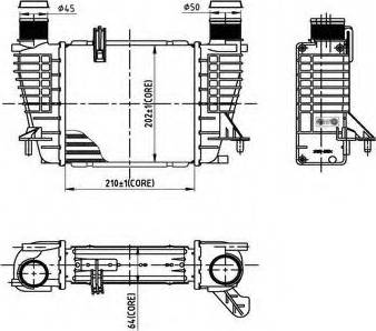 Ordonez 2066567 - Intercooler, hladnjak www.molydon.hr