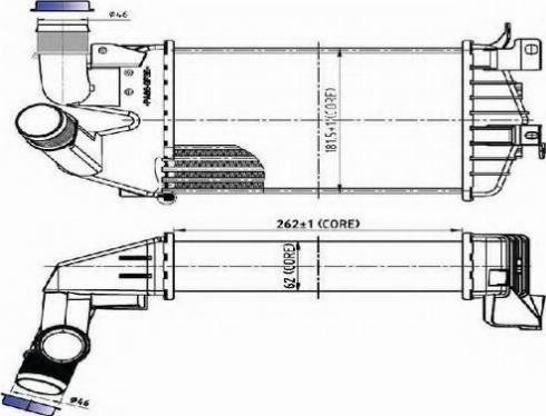 Ordonez 2066505 - Intercooler, hladnjak www.molydon.hr