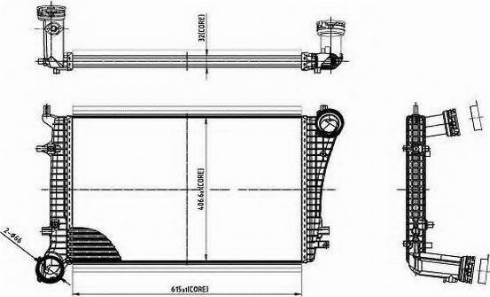 Ordonez 2066515 - Intercooler, hladnjak www.molydon.hr