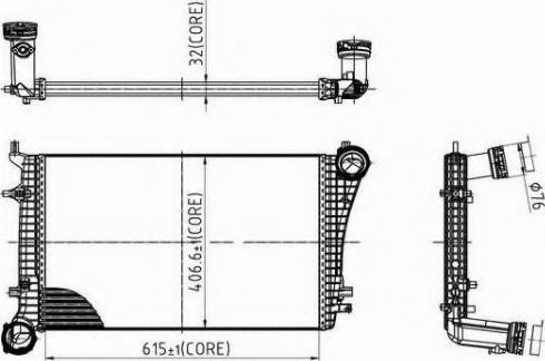 Ordonez 2066510 - Intercooler, hladnjak www.molydon.hr