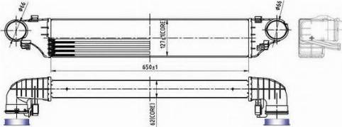 Ordonez 2066584 - Intercooler, hladnjak www.molydon.hr