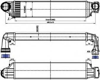 Ordonez 2066521 - Intercooler, hladnjak www.molydon.hr