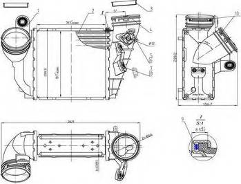 Ordonez 2066575 - Intercooler, hladnjak www.molydon.hr