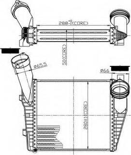 Ordonez 2066570 - Intercooler, hladnjak www.molydon.hr