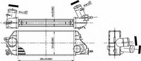 Ordonez 2066571 - Intercooler, hladnjak www.molydon.hr