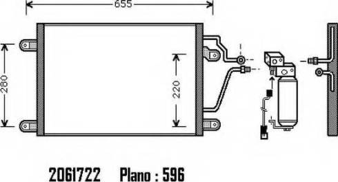 Ordonez 2061722 - Kondenzator, klima-Uređaj www.molydon.hr