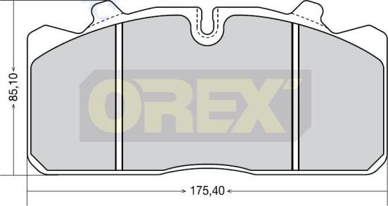 Orex 742003 - Komplet Pločica, disk-kočnica www.molydon.hr