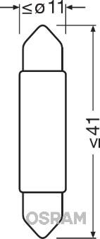 Osram 6441CW-01B - Žarulja, svjetlo unutrasnjeg prostora www.molydon.hr